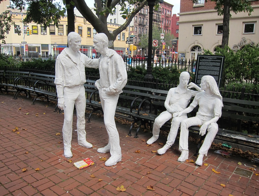 gay_liberation_monument_manhattan - Sculpture by George Segal