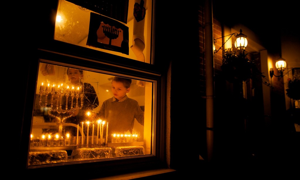 Hanukkah Window